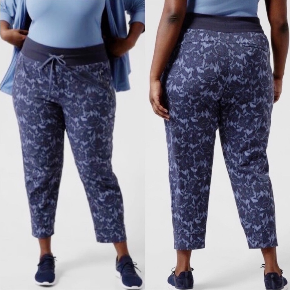 Athleta Trekkie North Floral Joggers